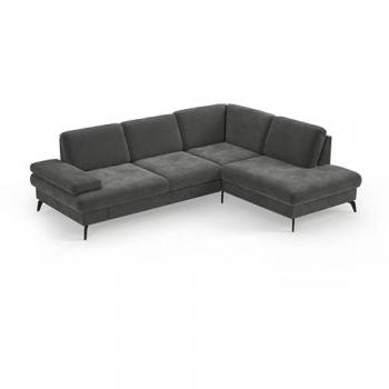 Ecksofa SIT & MORE Morris L-Form inkl. Sitztiefenverstellung, braun (schlamm)