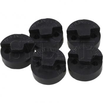 5x Sliding Rubber Mutes for 3/4-4/4 Violins