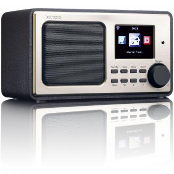 Despertador Lenco DIR‑100 Internet Negro