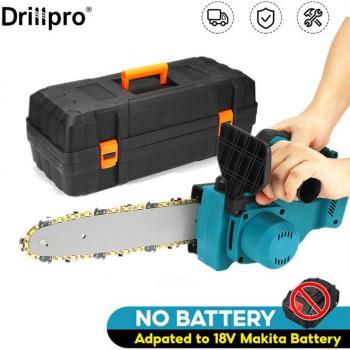 Drillpro 10 Zoll Akku-Kettensäge für Garten