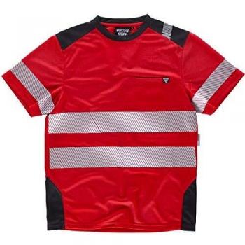 Camiseta Poliéster Micropiqué Alta Visibilidad