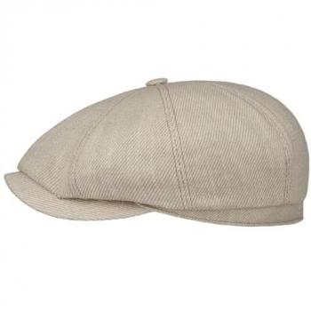 Hatteras Uni Twill Flatcap in Hellbeige