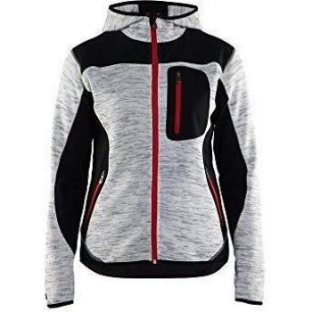 Giacca da Lavoro Donna a Maglia Grigio/Nero