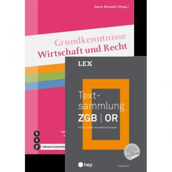 Spezialangebot «Textsammlung ZGB OR» und «Grundkenntnisse Wirtschaft und Recht», Schulbücher von Vera Friedli, Adrian S. Müller, Renato C. Müller Vasquez Callo, Aymo Brunetti, Rahel Balmer-Zahnd