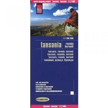 Reise Know-How Landkarte Tansania 1:1.200.000