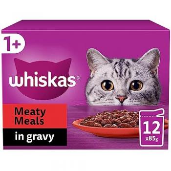 Whiskas 1+ Meaty Meals Gravy Pouches