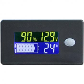 LiFePO4 and Lead Acid Battery Tester 12V-72V LCD Voltmeter