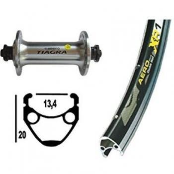 Exal Winora Xr-1 32 Tr.Sh. Tiagra Blo.Ra. Rear Road Wheel – 700C Argenté 100 mm Unisex
