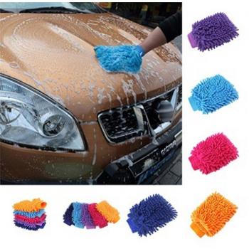 Gant de lavage de voiture en microfibre 2 en 1