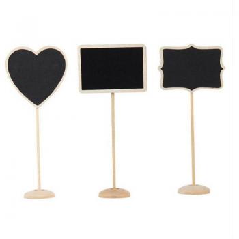 Pizarra de Madera con Soporte para Restaurante