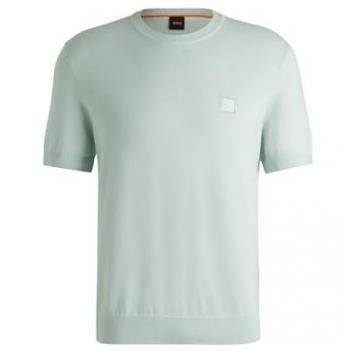 BOSS Orange Herren T-Shirt, Regular Fit, Kanache‑Stoff
