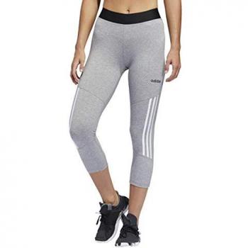 Adidas Damen 3/4 High Waist Strumpfhose – Grau/Schwarz, Größe XS, Baumwolle