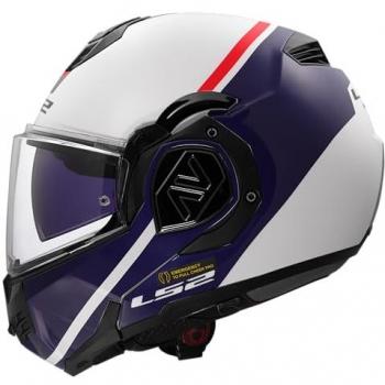 Casco Modulare P/J LS2 FF906 ADVANT SWIPE Bianco Blue 3XL