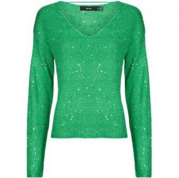 Vero Moda Pullover VMLEILANI – Damen‑A-Länge Strickpullover, 2024 Bio-Baumwolle, „Soft Touch“
