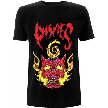 Camiseta XL Negra “Devil Is” – Estilo Pixies
