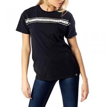 Indumento casual Superdry donna, stile minimal, nero