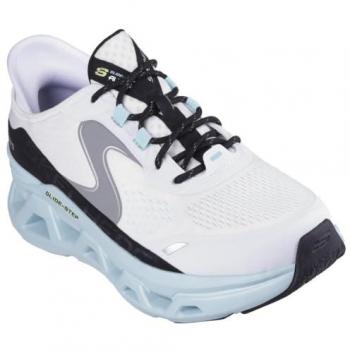 Zapatillas Deportivas Hombre Skechers Glide Step – Slip‑In, Blanco/azul pastel, talla 42