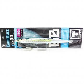 Semi‑Long Jackall Metal Jig Bambluz, 150 g, Aluminio – Iwashi