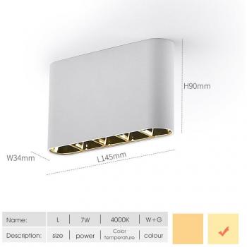 Enchufe LED de techo libre: luz versátil para habitaciones y corredores