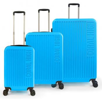 Set de bagages Coral High ABS Mavi 3 en un