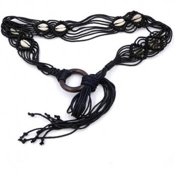 Cinturón de Cuerda de Cera para Vestido y Jeans