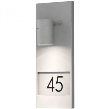 Konstsmide Modena House Number Light, Grey, IP44