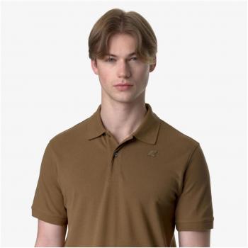 T-shirt polo K‑Way Amedee scuro per uomo