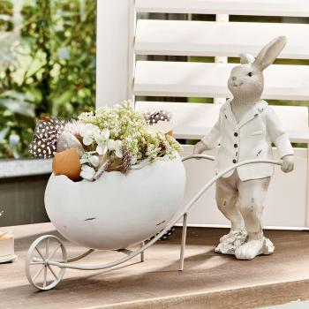Mirabeau Hase Jaris – Weiß, Osterfigur