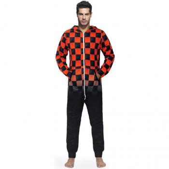 Set Pijama “Guignán Nocturno” con Estampado de Cuadrícula