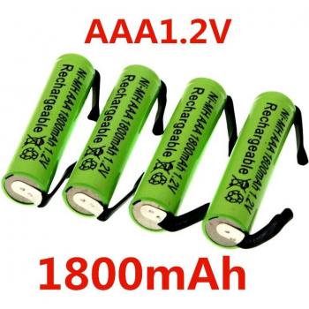 1.2V 1800mAh AAA NiMH Battery with Welding Tabs