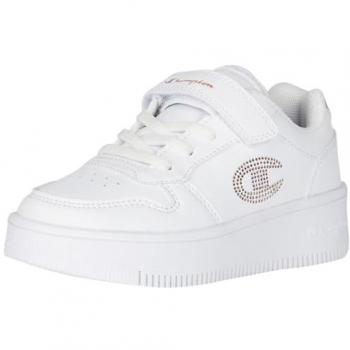 Sneakers RD18 Bianche Glitter Bambina