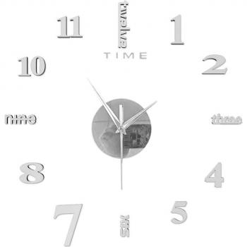 DIY 3D Mirror Wall Clock