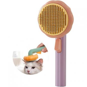 Self-Cleaning Pet Brush for Shedding