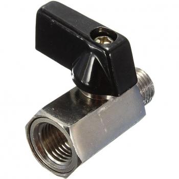 Chrome Brass 1/4 BSP Air Compressor Ball Valve