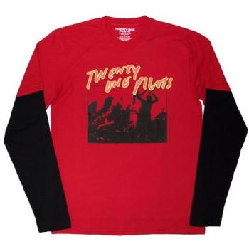 Live Scribble Red T-Shirt – XXL Size – 60% Cotton + 40% Poly