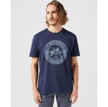 Warmer Baumwoll-Herren Shirt – Wrangler Blue Americana