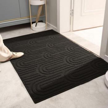 Heavy Duty Threshold Mat – 20x32”, Black, Anti‑Slip & Absorbent