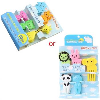Fruit Picks Forks Bento Lunch Box Decor Accessory