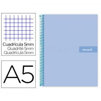 Cuaderno A5 Líder Paper MicroCraft Celeste