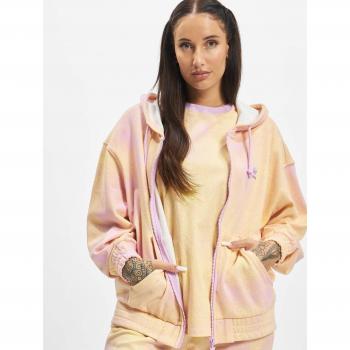 Sweat à Capuche Zippé Femme Lilas/Presque Jaune