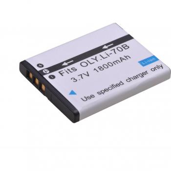 2-Pack 1800mAh Li-70B Battery for Olympus