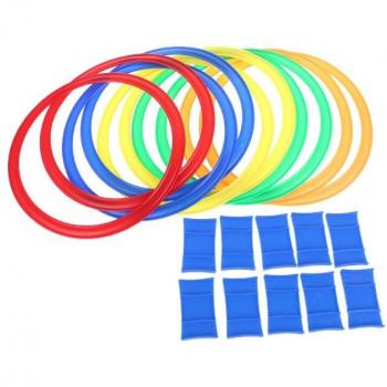 Jeu Anneaux Marelle Éveil Sensoriel – 10 pièces, Q6PD