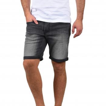 Blend Grilitsch Herren Denim Shorts Mit Destroyed-Optik Slim Fit, Größe:3XL, Farbe:Denim Dunkelgrau