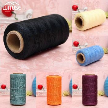 12Pcs 260M/Roll 1mm Waxed Thread for DIY Leather Projects