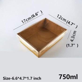 Boîte à salade et sushi biodégradable