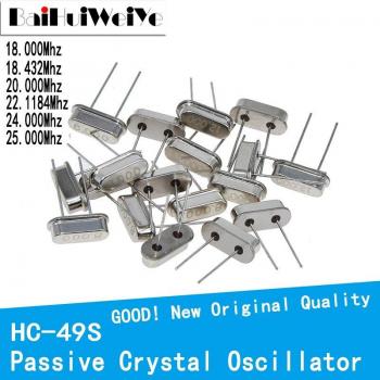 Osciladores de cristal HC-49S 10 unids 18.000Mhz 18.432Mhz 20.000Mhz 22.1184Mhz 24.000Mhz 25.000Mhz