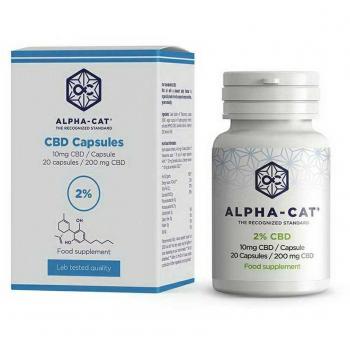 Cápsulas de CBD 200 mg Alpha CAT 20x10mg