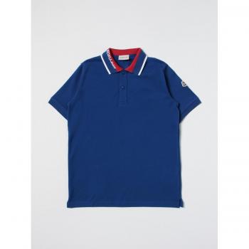 Polo bébé Moncler couleur bleue