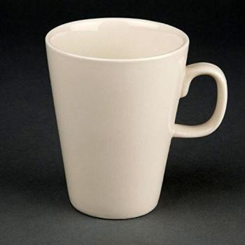 Olympia Ivory 10oz Latte Mugs