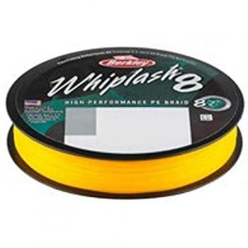 Whiplash 8 (Berkley) – Fil Tressé – 300 m – 0,08 mm – 12,9 kg – Jaune